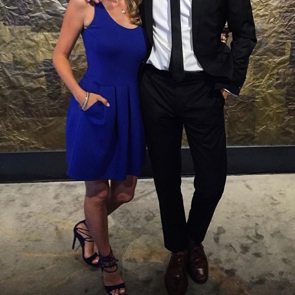 Aritzia small navy blue dress - Picture 1 of 3